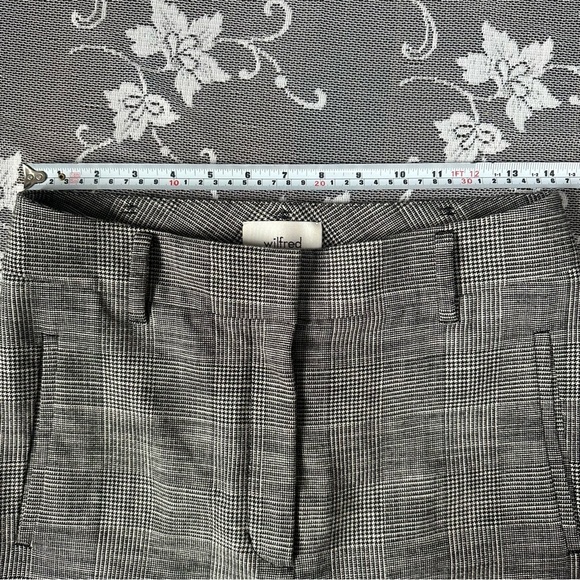 Aritzia Wilfred Check Pant Sz 8 - Picture 6 of 11